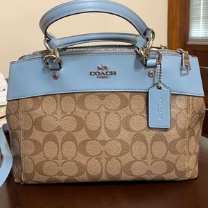 Coach Blue Satchel purse